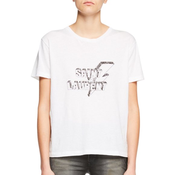 ysl lightning bolt t shirt